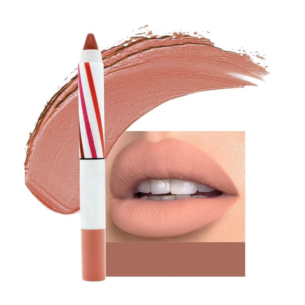 Color Velvet Lipstick Pen Lasting Non Fading Matte 304 Crayon Pointed Liner